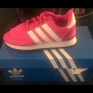 Pink& White Adidas